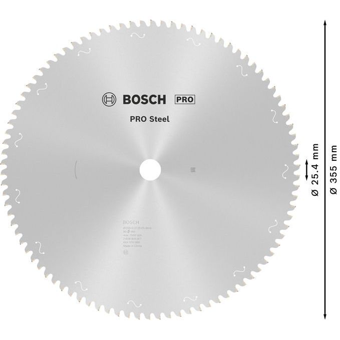 Bosch - Kreissägeblatt PRO Steel Kreissägeblatt 2608844871 für Kreissägen