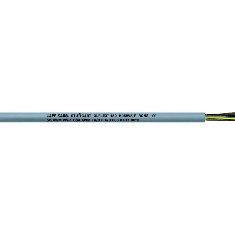 Lapp Kabel&Leitung - Energiekabel < 1 kV, für ortsveränderlichen Einsatz ÖLFLEX 150 3G0,75 0015103