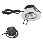 EVN Lichttechnik - Downlight/Strahler/Flutlicht LED-Deckeneinbauleuchte PC650N61140 4000K IP65 chr