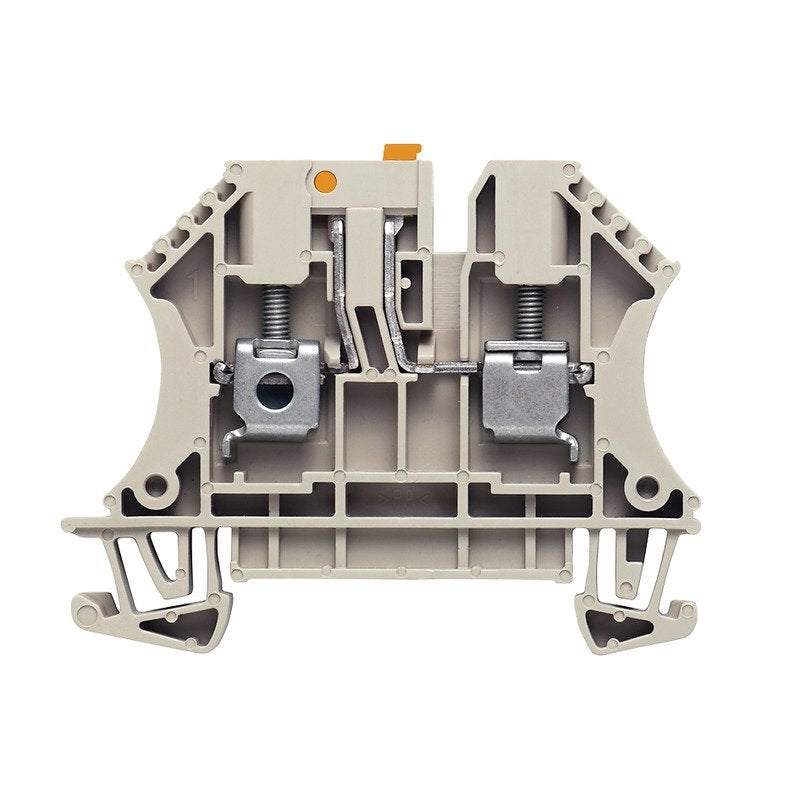 Weidmüller - Trenn- und Messtrenn-Reihenklemme Meß-Trennklemme WTR 4 o.Steckbuchse, beige