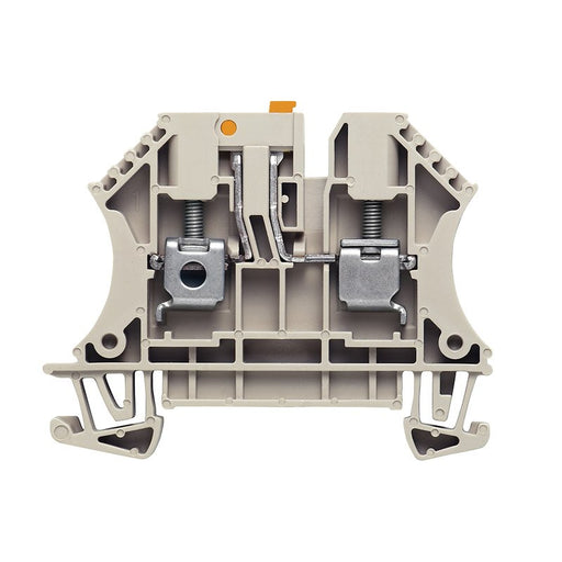 Weidmüller - Trenn- und Messtrenn-Reihenklemme Meß-Trennklemme WTR 4 o.Steckbuchse, beige