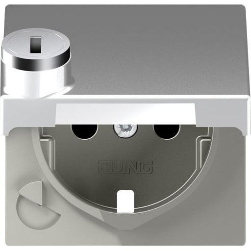Jung - Abdeckung/Bedienelement für Installationsschalterprogramme Abdeckung A 1520 KLSLPL AL f.SCHUKO Steckdosen