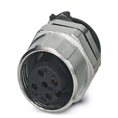Phoenix Contact - Rundsteckverbinder, feldkonfektionierbar (Industriesteckverbinder) Einbausteckverbinder SACC-DSIV-FS#1440009 − 60 Stück