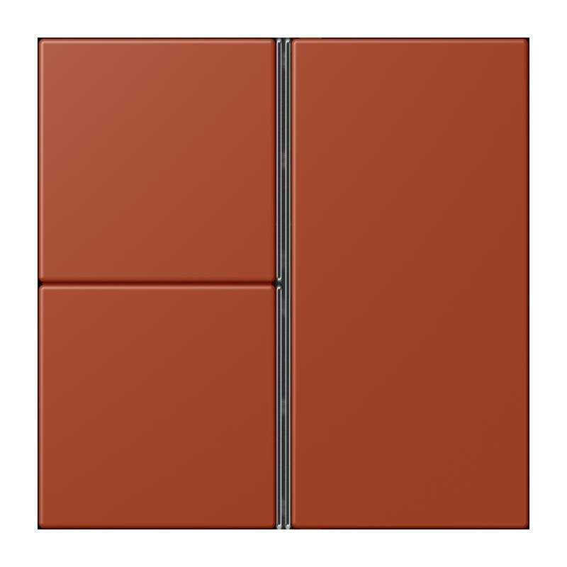 Jung - Abdeckung/Bedienelement für Installationsschalterprogramme Tastensatz 3fach LC 403 TSA 232 locre rouge