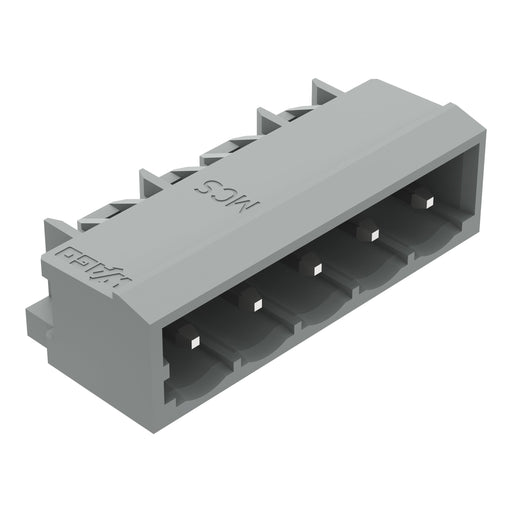 WAGO - Leiterplattensteckverbinder THT-Stiftleiste Lötstift 231-465/001-000 1,2x1,2,abgew.,gr − 200 Stück