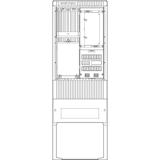 ABN - Zähler-Komplettschrank Zähleranschlusssäule SZ175ZL1503 1 ZP Leerpl. 5pol