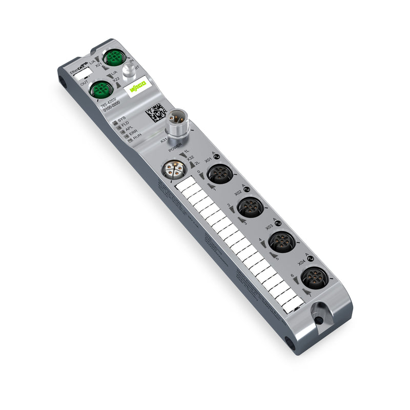 WAGO - Feldbus, Dez. Peripherie - Funktions-/Technologie-Modul Anschlussblock 765-4203/100-000 4-Port-IO, EtherCAT