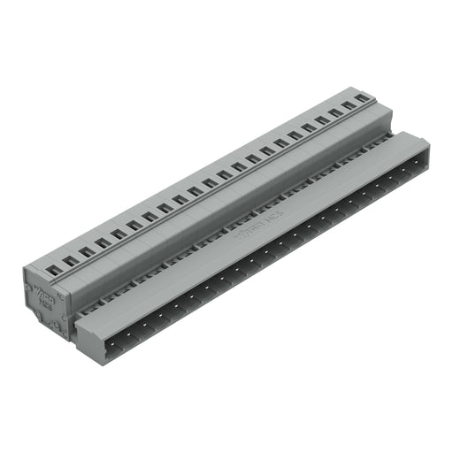 WAGO - Kabelsteckverbinder für Leiterplattensteckverbinder 1-Leiter-Stiftleiste 231-622 CAGECLAMP,2,5mm²,gr − 10 Stück