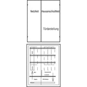 ABN - Gehäuse/Schaltschrank (leer) Mehrfach-Netzanschluß NETL38-01 4-polig SW München