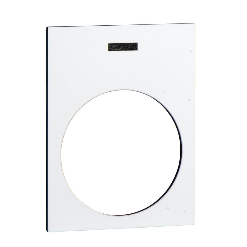 Schneider Electric - Bezeichnungsschild für Befehlsgeräte Symbolschild ZB2BY4930 ws − 10 Stück
