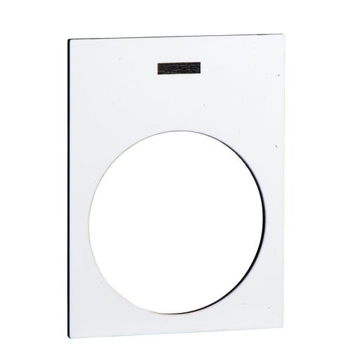 Schneider Electric - Bezeichnungsschild für Befehlsgeräte Symbolschild ZB2BY4930 ws − 10 Stück
