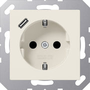 Jung - Steckdose SCHUKO Steckdose A 1520-18 C mit USB Typ C