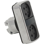 Schneider Electric - Frontelement für Drucktaster Doppeldrucktaster ZB4BA79 ohne Tastenschild