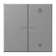 Jung - Bedienelement intelligent eNet Taster Universal 1f. FM LC 1701 203 gris 31 (32011)