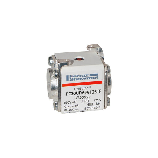 Mersen - HRC-Sicherung Sicherungseinsatz HL PC30UD69V125TF Gr.30 aR 125A/690VSB − 3 Stück