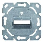 Telegärtner - Kommunikationsanschlussdose Kupfer Modul-Aufn. 1-/2-fach UP/0 100021426 BR f.Schalterprogr. − 1 Stück