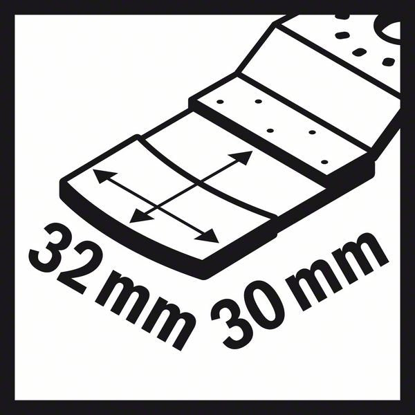 Bosch - Blatt für Oszillierer Tauchsägebl Starlock 2609256C48 AIZ 32 RT5, B: 32mm