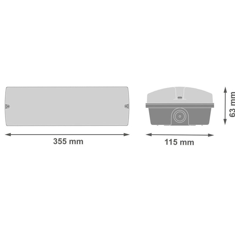 Ledvance - Sicherheitsleuchte LED-Sicherheitsleuchte EM BU #4099854230677 EB 3h