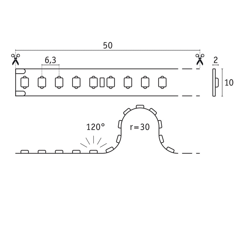 Paulmann - Lichtschlauch/-band LED-Strip 784.48