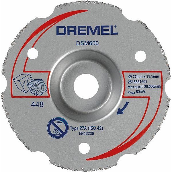 Bosch - Trenn-/Schleifscheibe DREMEL DSM20 2615S600JB Mehrzweck-Karbidtren