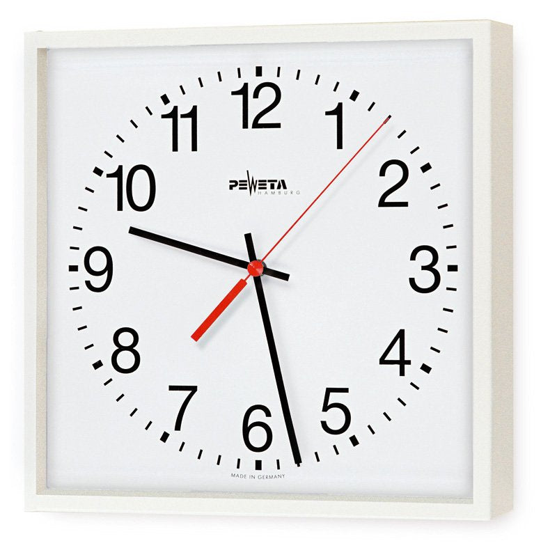 Peweta - Uhr Quarz-Batterie-Uhr 41.281.311 innen,1,5V,325x325mm