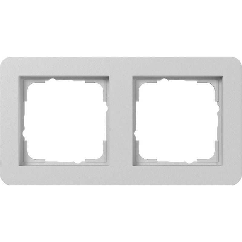 Gira - Abdeckrahmen 2fach 0212154 grau m