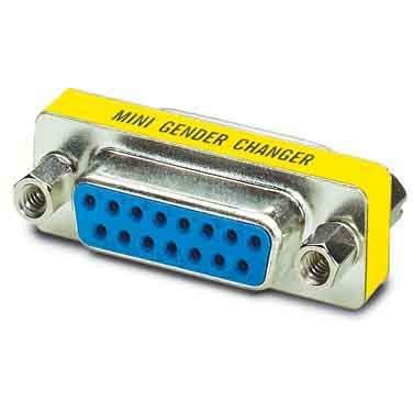 Phoenix Contact - Kontakteinsatz für Rundsteckverbinder D-SUB Gender-Changer VS-15-GC-BU/BU − 10 Stück