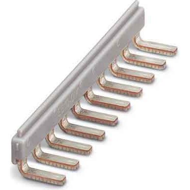 Phoenix Contact - Querverbinder/Brücker für Reihenklemme Einlegebrücke EB 10- DIK GY − 10 Stück