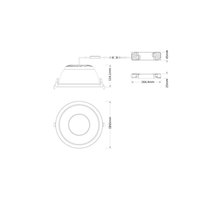 Ledvance - Downlight/Strahler/Flutlicht LED-Downlight DLCTDAD250P42WMSU19 940, DALI