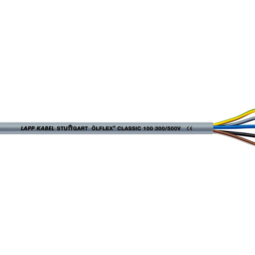 Lapp Kabel&Leitung - Energiekabel < 1 kV, für ortsveränderlichen Einsatz ÖLFLEX CLASSIC 100 0010004/1000 300/500V 6G0,5 − 1000 Meter