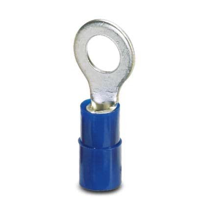 Phoenix Contact - Quetschkabelschuh für Cu-Leiter Ringkabelschuh C-RCEI 2,5/M6 blau, 1,5-2,5qmm, M6 − 100 Stück
