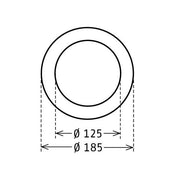 LTS Licht&Leuchten - Mechanisches Zubehör/Ersatzteile für Leuchten Deckenverstärkung CSA 60.00 für CSA 500/600
