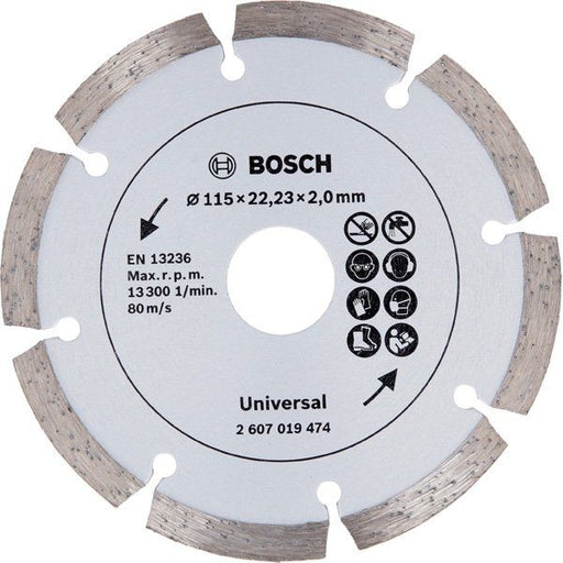 Bosch - Trenn-/Schleifscheibe Diamanttrennscheibe für 2607019474 Baumaterial