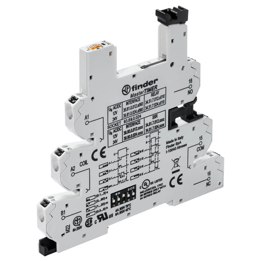 Finder - Relaissockel Push-In-Fassung 93.69.0.024 für 34.51 od. 34.81 − 10 Stück by Finder
