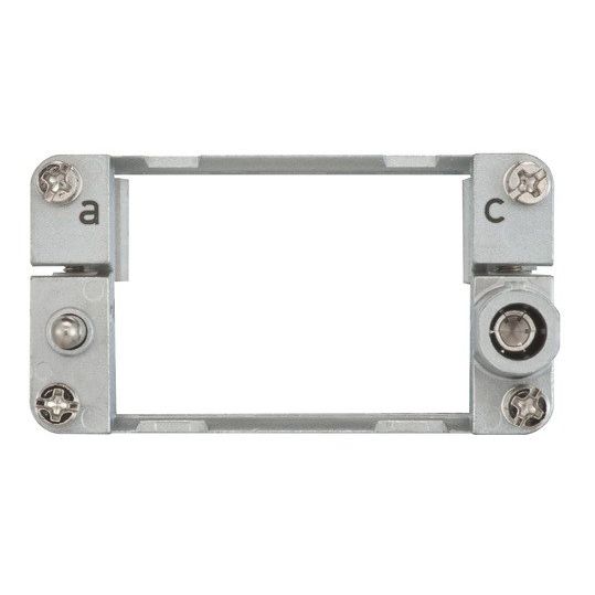 Harting - Modulträgerrahmen für Industriesteckverbinder Gelenkrahmen 09140100313 für 3 Module