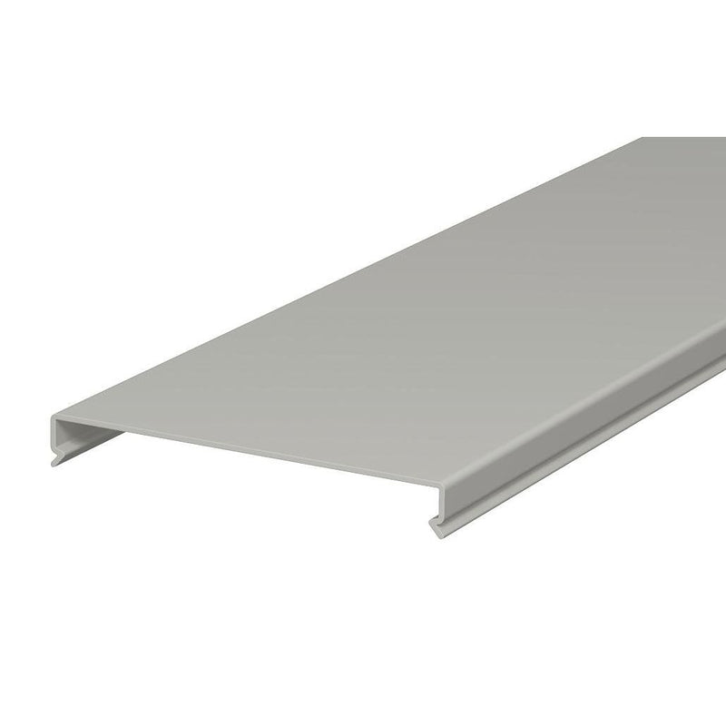 OBO Bettermann - Oberteil für Verdrahtungskanal Oberteil LKV / LKV/N LKV D 125 125mm, RAL 7030 − 16 Meter