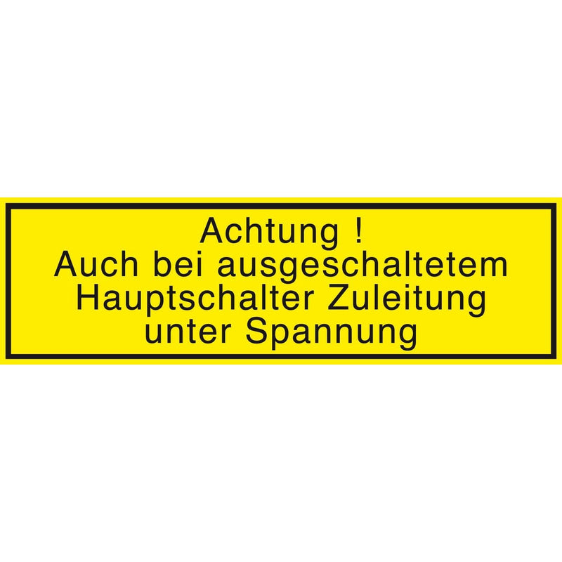 HellermannTyton - Warn-/Hinweisschild Etiketten 597-64204(VE30) − 5 Packung