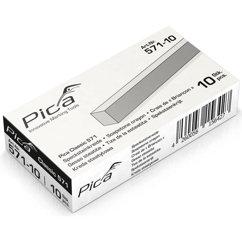Pica-Marker - Markierungsstift Specksteinkreide 571-10 10x10x100mm − 50 Stück