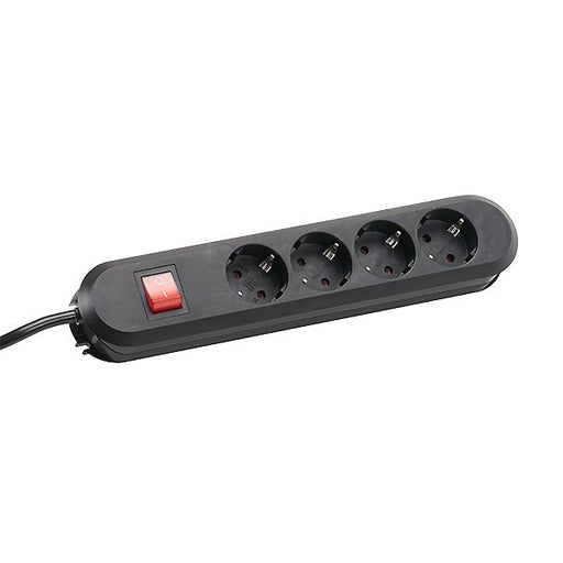 Bachmann - Mehrfachsteckdose Tischsteckdose 4f. 381.130K 1,50m sw