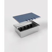 BS Bodensteckdosen - Geräteeinsatz für Unterflurmontage Bodensteckdose 8804T-2-0 3xSch,1x RJ45 2f