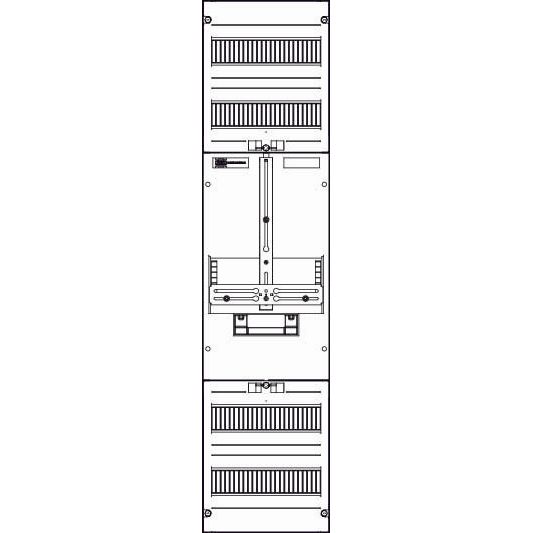 ABN - Zählerfeld Wandlerzählerfeld ZM17X087N Universell 1ZP