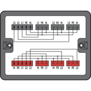 WAGO - Kompaktverteiler für steckbare Gebäudeinstallation Verteilerbox 899-631/302-000 400 V/230 V