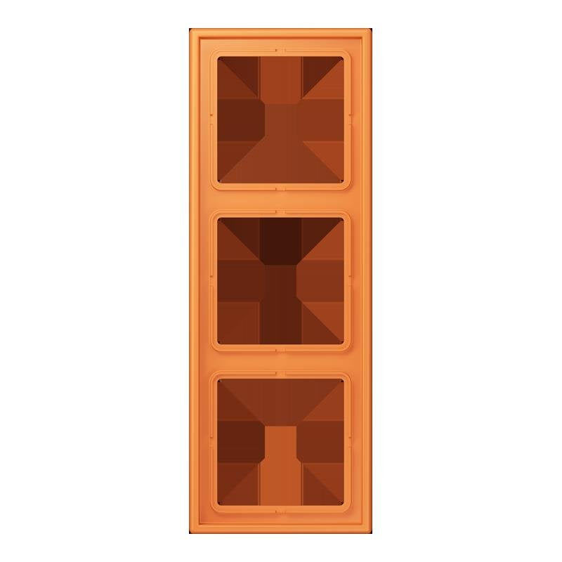 Jung - Abdeckrahmen Rahmen 3-fach LC 983 225 orange clair
