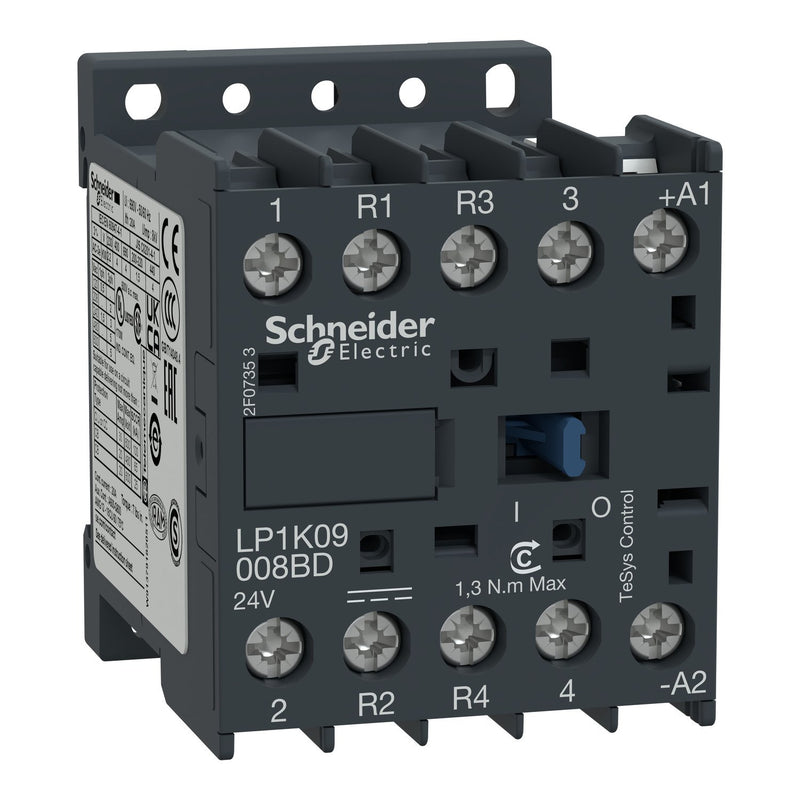 Schneider Electric - Leistungsschütz zum Schalten von Wechselstrom Leistungsschütz LP1K09008ND 2S, 2Ö