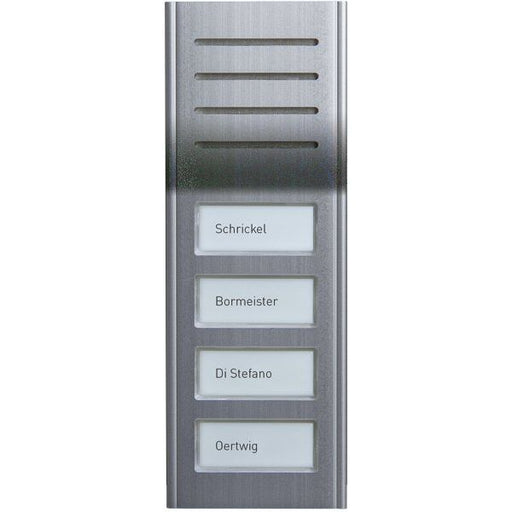 TCS Tür Control - Türstation für Türkommunikation Audio Außenstation ASX13004-0010 4Tasten 1-reih.AP si