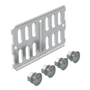 OBO Bettermann - Verbinder für Kabeltragsystem Längsverbinder RLVK 60 A4 Kabelrinne − 10 Stück