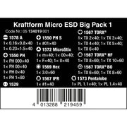Wera - Schraubendreherset Kraftform Micro Big Pack 1 05134019001 Satz 25-tlg