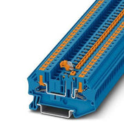 Phoenix Contact - Trenn- und Messtrenn-Reihenklemme Messertrennklemme PTV 4-MT BU − 50 Stück