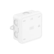 OBO Bettermann - Dose, Gehäuse für Montage auf der Wand/Decke Kabelabzweigkasten A 8 HF RW 75x75x36, PE, rw − 10 Stück