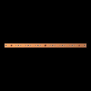 Striebel&John - Sammelschiene Kupferschiene lose ZX2537 40x10mm, L:833mm